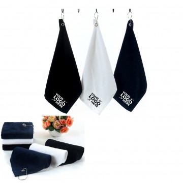 Golf Towel with Gromet and Hook